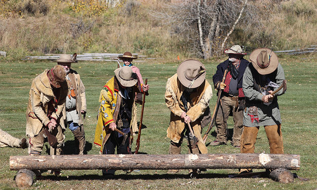 Chopping. Photo by Mindi Crabb.