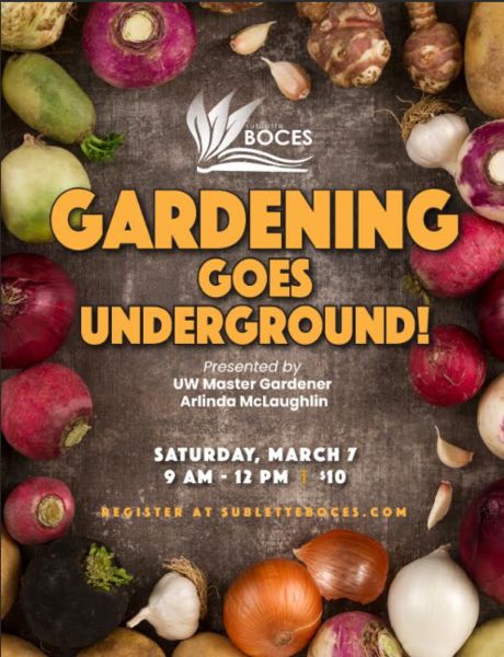 Gardening Goes Underground class March 7. Photo by .