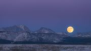 Beaver Moon Rises Over Indian Pass. Photo by Dave Bell.
