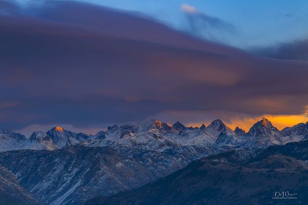 Wind River Range North End. Photo by Dave Bell.