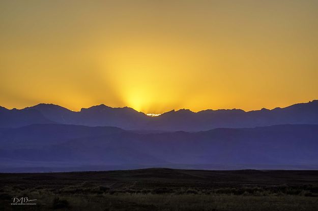 That First Sliver. Photo by Dave Bell.