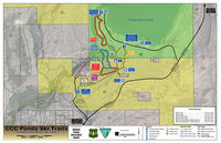 See links for higher resolution versions of ski trail maps