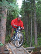 Mountain biking trails at White Pine Resort. White Pine Ski Area courtesy photo
