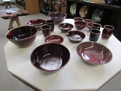 Pottery by Rita Donham, Celadon River Ceramics
