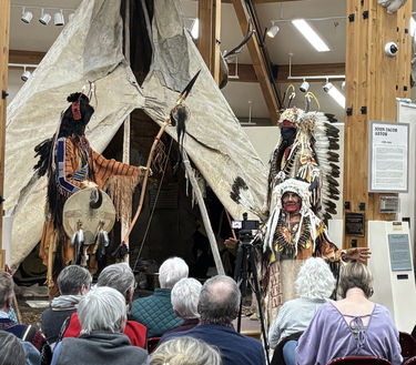 Bad Hand, Plains Indians historian. Photo by Dawn Ballou, Pinedale Online!