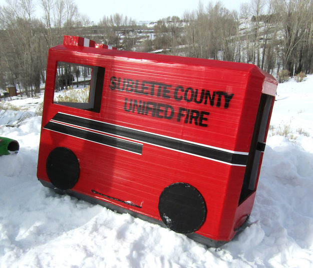 Sublette County Unified Fire. Photo by Dawn Ballou, Pinedale Online.