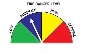 Fire Danger Moderate. Photo by .