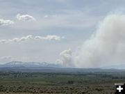 Horse Fire June 15. Photo by Pinedale Online.
