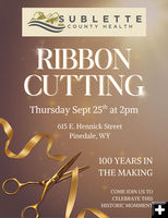 Ribbon Cutting Sept. 25, 2025. Photo by Sublette County Hospital District.
