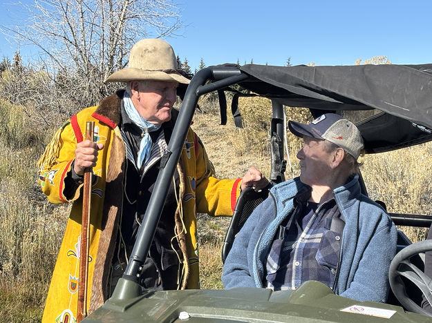 AMM and Rusty Gooch. Photo by Dawn Ballou, Pinedale Online.