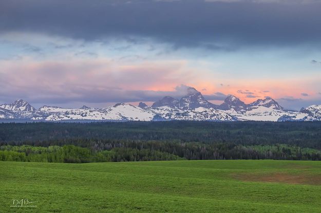 Grand Alpenglow. Photo by Dave Bell.