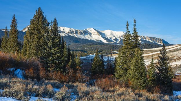 Beautiful Triple Peak. Photo by Dave Bell.