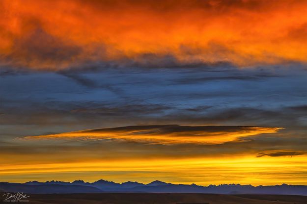 Amazing Color Over Southern Wind River Range. Photo by Dave Bell.