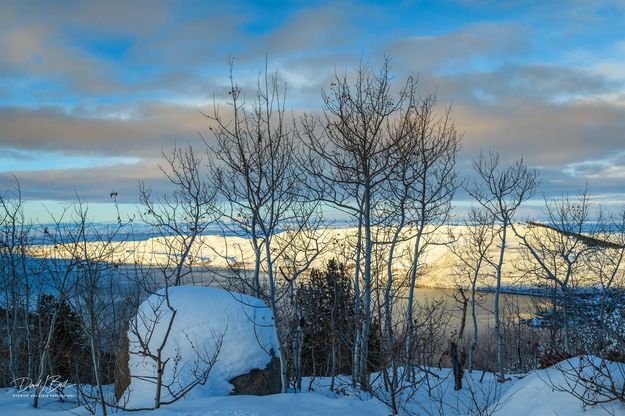 Beautiful Sunrise Light On Fremont Ridge. Photo by Dave Bell.