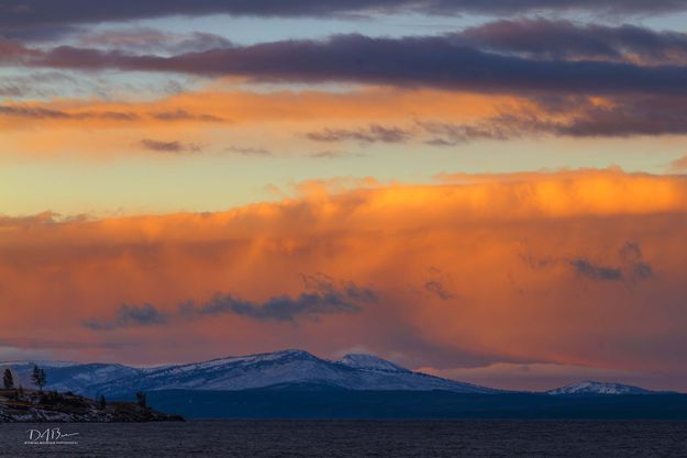 Powerful Sunrise Color. Photo by Dave Bell.